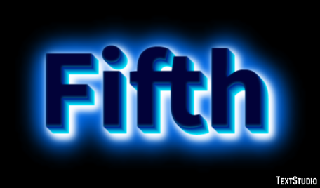 Fifth Text Effect