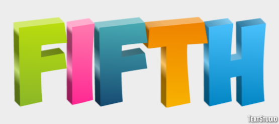 Fifth Text Effect