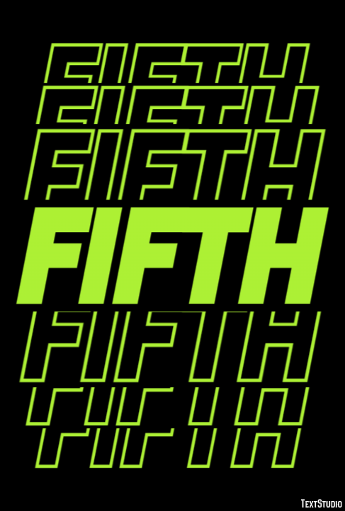 Fifth Text Effect