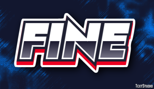 Fine Text effect