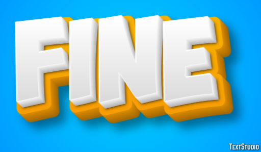 Fine Text effect