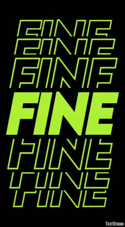 Fine Text Effect