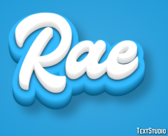 Rae Text effect