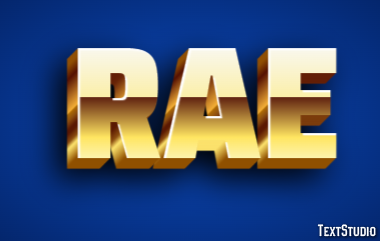 Rae Text effect