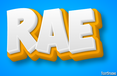 Rae Text effect