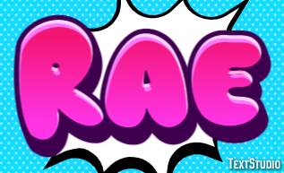 Rae Text effect