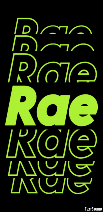 Rae Text effect