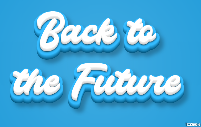 Back to the Future テキスト効果