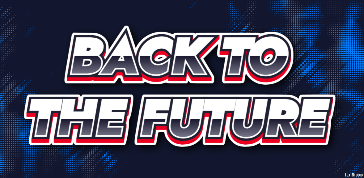 Back to the Future テキスト効果