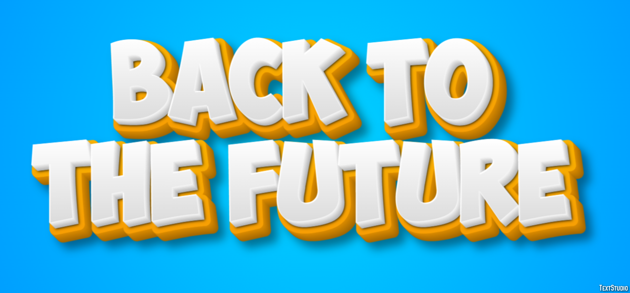 Back to the Future Metin Efekti