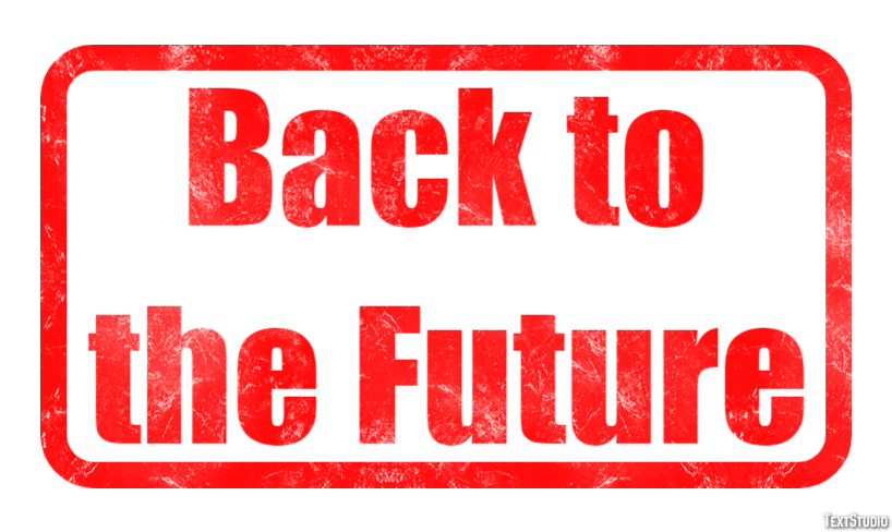 Back to the Future テキスト効果