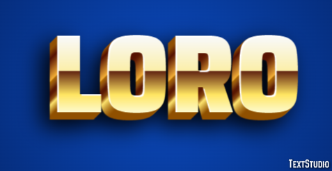 Loro Efecto de texto