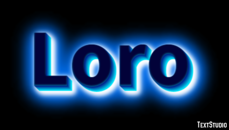 Loro Efecto de texto