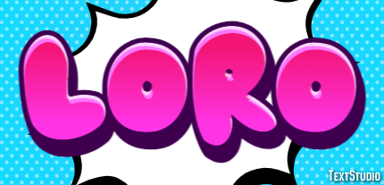 Loro Efecto de texto