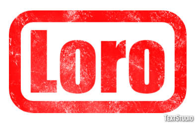 Loro Efecto de texto