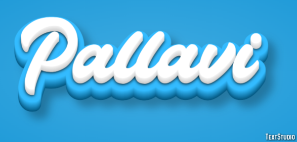 Pallavi Text Effect