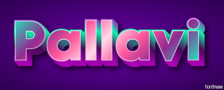 Pallavi Text Effect