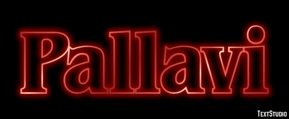 Pallavi Efecto de texto