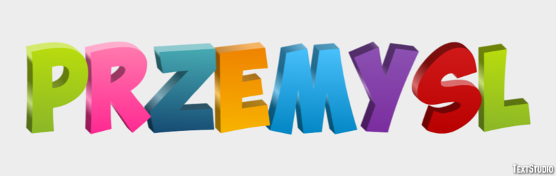 Przemysł Efekt tekstowy
