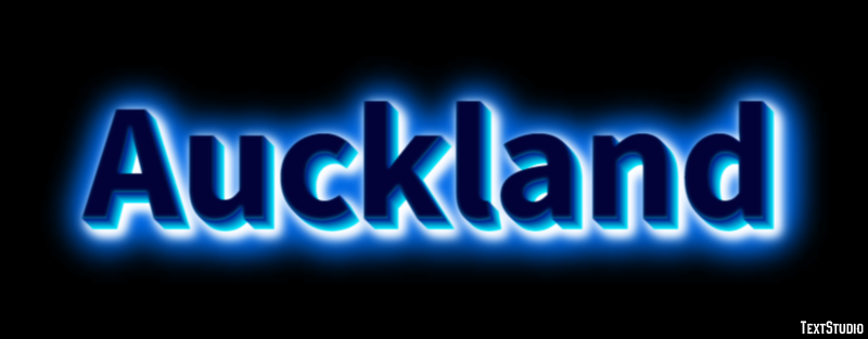 Auckland Effetto testo