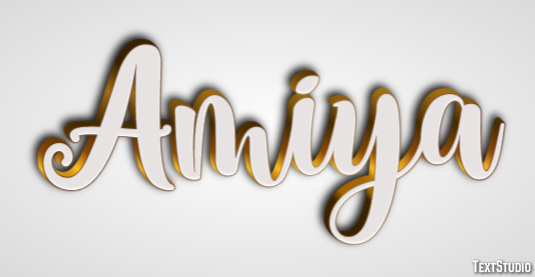 Amiya Text Effect