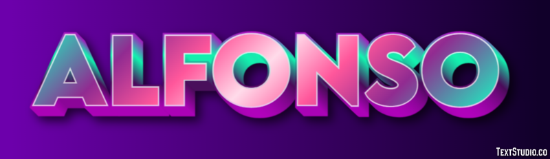 Alfonso Text Effect