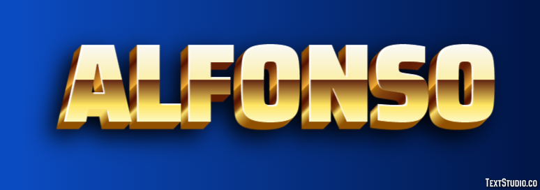 Alfonso Text Effect