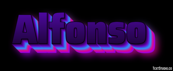 Alfonso Text Effect