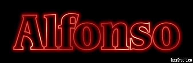 Alfonso Text Effect