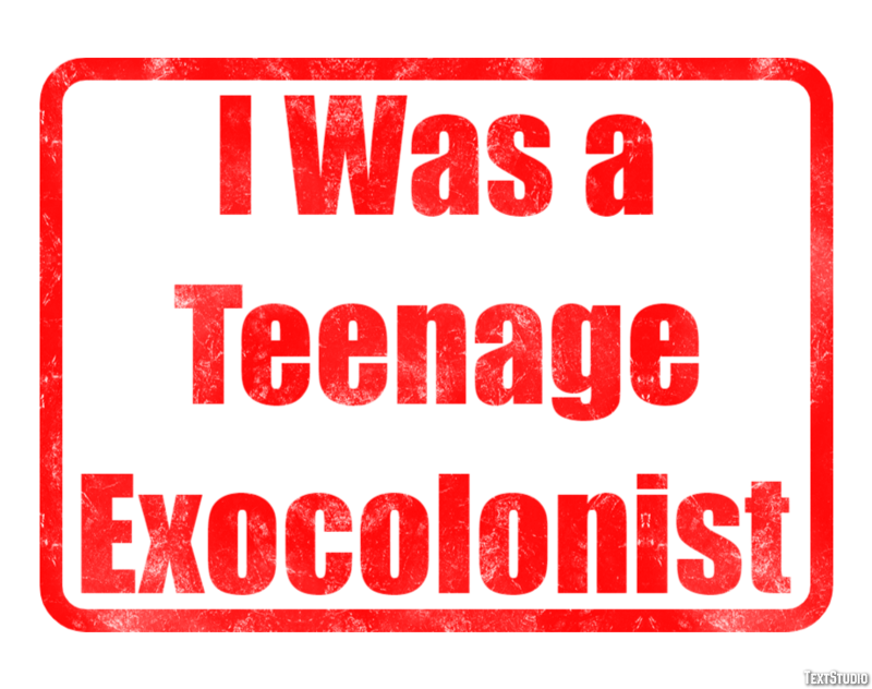 I Was a Teenage Exocolonist Efecto de Texto