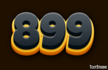 899 Text Effect