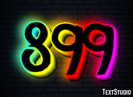 899 Text Effect