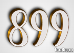 899 Text Effect