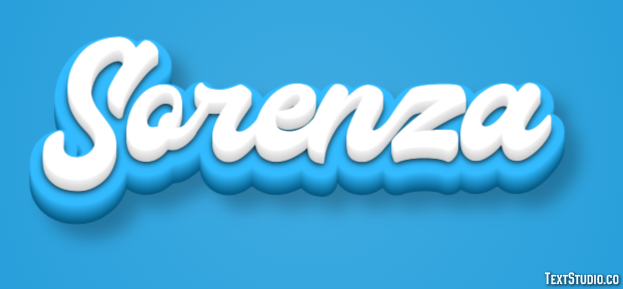 Sorenza Effetto testo