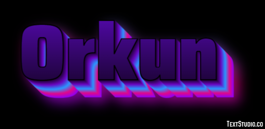 Orkun Texteffekt