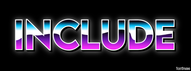 Include Text Effect