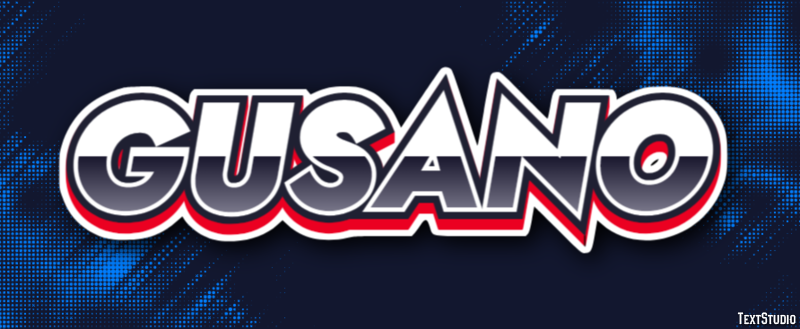 Gusano Texteffekt