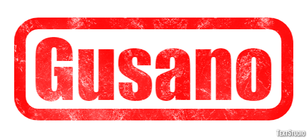 Gusano Texteffekt