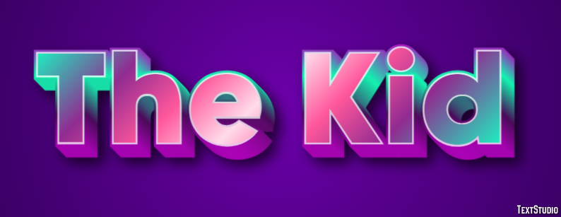 The Kid Text effect