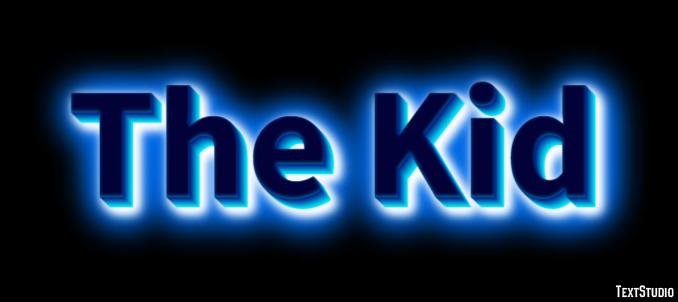 The Kid Text effect