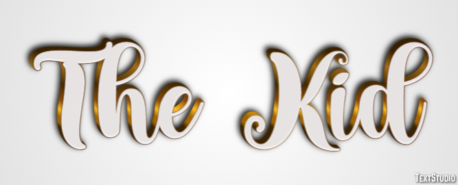 The Kid Text Effect