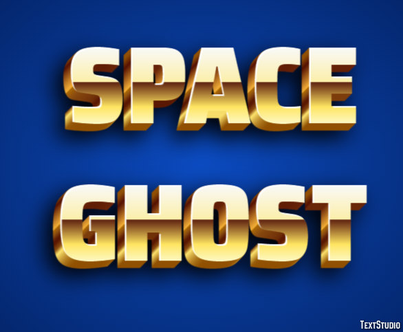 Space Ghost Effetto testo