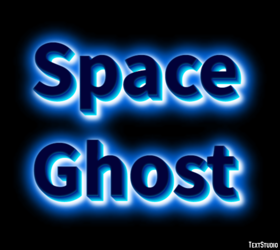 Space Ghost Effetto testo