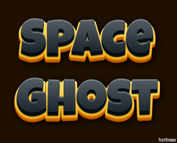 Space Ghost Effetto testo
