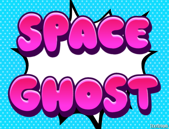 Space Ghost Efekt tekstowy
