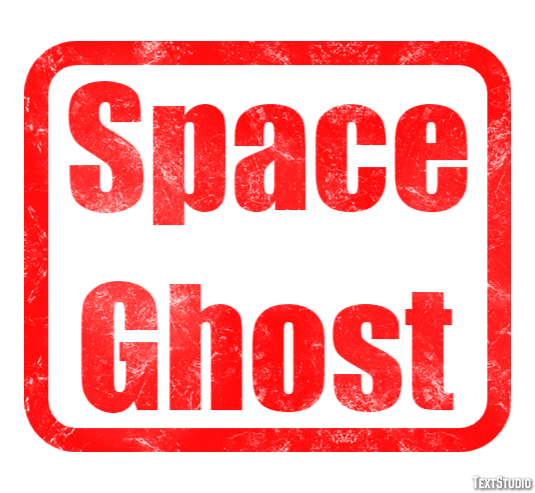 Space Ghost Text Effect