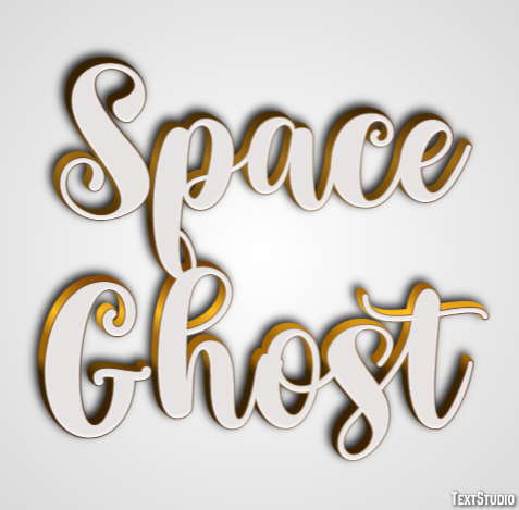 Space Ghost Effetto testo