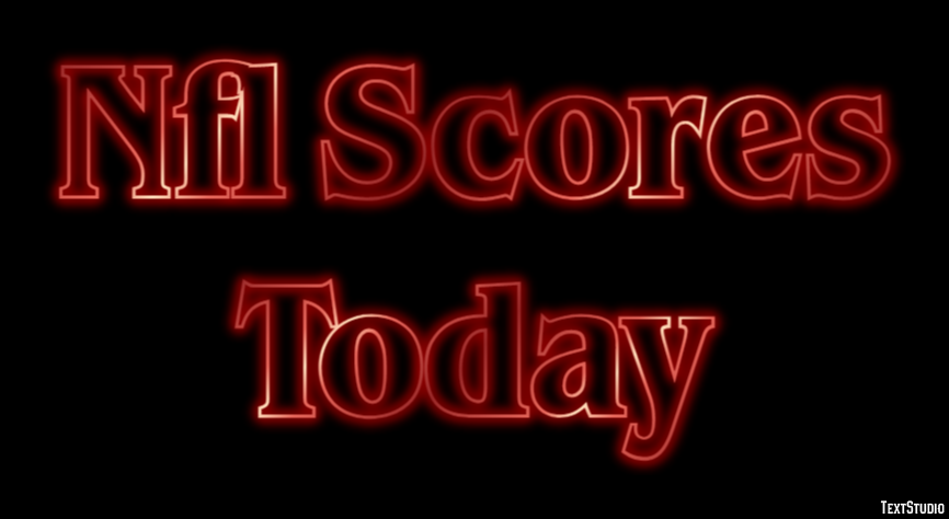 Nfl Scores Today Effetto testo