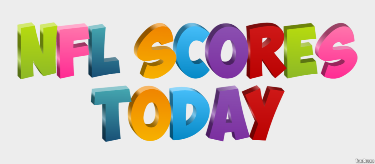 Nfl Scores Today Effetto testo