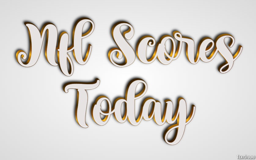 Nfl Scores Today Tekst Effect